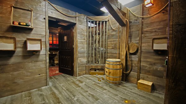 A Pirates Curse - Don't Be Fooled by competitors who don't show real pics.  We ONLY show real room pics because our rooms are highly technological and crafted by scenic artists.  We want to show them off. There is nothing like them!