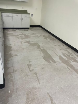 Strip and Wax - Keeping your floors looking their best at your place of work is important because it is a representation of your brand. It lets your customers know that cleanliness is important to you. We stripped off the old wax on this commercial tile flooring and applied the new wax, buffing it out to a beautiful finish you can see your reflection in. We are very proud of this job and the customer was super happy with the finished product. Strip and Wax - Keeping your floors looking their best at your place of work is important because it is a representation of your brand. It lets your customers know that cleanliness is important to you. We stripped off the old wax on this commercial tile flooring and applied the new wax, buffing it out to a beautiful finish you can see your reflection in. We are very proud of this job and the customer was super happy with the finished product.