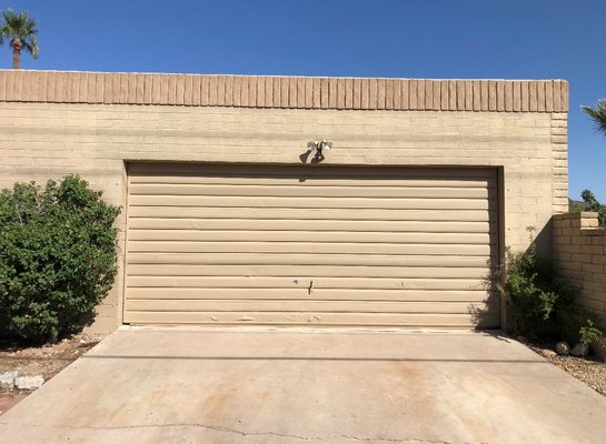 Old 1 piece door to sectional door - Old 1 piece door to new sectional door. Old 1 piece door to sectional door - Old 1 piece door to new sectional door.