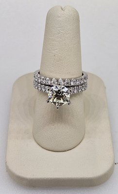 2 carat Engagement ring - Custom engagement ring