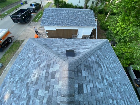 Recent Asphalt shingle roof - Here we removed clients old asphalt roof. Our equipter helps us with the clean up! Then we replaced they synthetic felt and added a whole new layer of shingles! our team works fast and efficiently to get your old roof up to date! also Keep in my mind that a new roof helps with the resale value of your home and your insurance! Give us a call we'll work with your budget! God bles! Recent Asphalt shingle roof - Here we removed clients old asphalt roof. Our equipter helps us with the clean up! Then we replaced they synthetic felt and added a whole new layer of shingles! our team works fast and efficiently to get your old roof up to date! also Keep in my mind that a new roof helps with the resale value of your home and your insurance! Give us a call we'll work with your budget! God bles!