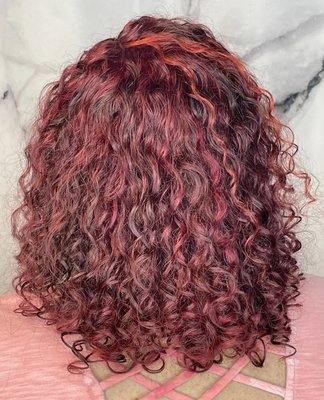 Berry curly - Ready for a fun change,  but keeping her curls hydrated!