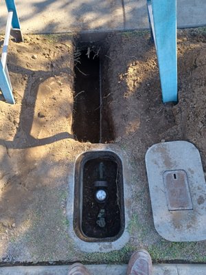 Full Water Service Replacement by Precision Plumbing and Rooter - Customer called with a wet area in their front yard. Determined there was a leak from their main water service from the meter at the street to the home. water service from the meter to the home was aged and corrade. Excavated main water service from water meter at street to entrance point of home. Installed new type L copper from meter to home sleeved in polyurethane protective wrapping at code depth tested for leaks and backfilled. All work was performed and backfilled in one day.
We are a family-owned business with 20 years of experience. We are licensed and bonded, and we guarantee all our work. Your home is just as important to us as our own. Full Water Service Replacement by Precision Plumbing and Rooter - Customer called with a wet area in their front yard. Determined there was a leak from their main water service from the meter at the street to the home. water service from the meter to the home was aged and corrade. Excavated main water service from water meter at street to entrance point of home. Installed new type L copper from meter to home sleeved in polyurethane protective wrapping at code depth tested for leaks and backfilled. All work was performed and backfilled in one day.
We are a family-owned business with 20 years of experience. We are licensed and bonded, and we guarantee all our work. Your home is just as important to us as our own.