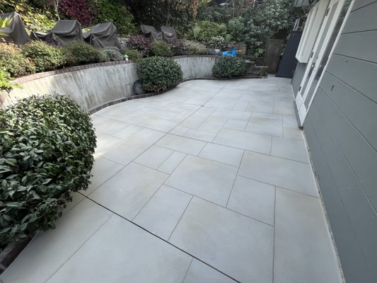 Immaculate Back Patio - This beautiful garden oasis got a major facelift with our concrete coating system. We were able to completely elevate this customer's backyard by transforming their patio into a work of art. Stunning! Immaculate Back Patio - This beautiful garden oasis got a major facelift with our concrete coating system. We were able to completely elevate this customer's backyard by transforming their patio into a work of art. Stunning!