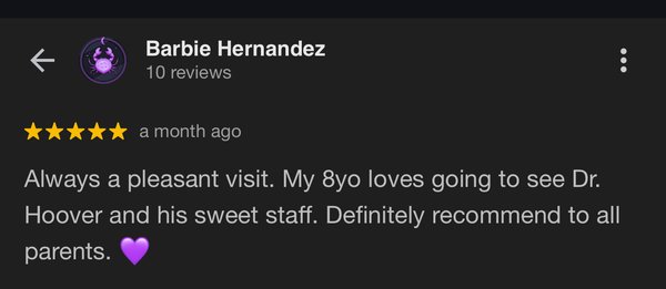 Our Patients' Reviews - Call us or visit our website to book an appointment today!
