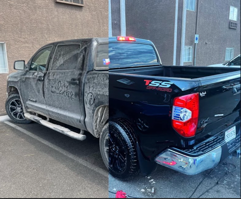 mobile car detail - interior and exterior detail. Pet hair friendly. services offered are paint correction, full car detail, headlight restoration, steam cleaning, ceramic coating.