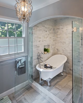 Tubs and showers - The art and efficiency in space planning! Tiny space packed with all the client's preferences! Tubs and showers - The art and efficiency in space planning! Tiny space packed with all the client's preferences!