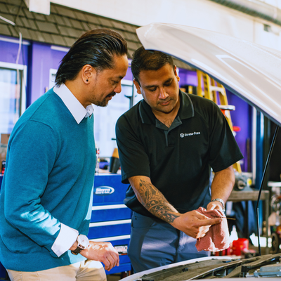 Full Service Oil Change - Keeping up with routine oil changes is essential for the health and longevity of your vehicle. At Stress-Free Auto Care, our full-service oil change includes:

-Full Synthetic Oil: The best protection for your engine, offering superior performance and longer intervals between changes.
-Oil Filter Replacement: A fresh filter ensures your engine stays clean and debris-free.
-Complimentary Vehicle Inspection: During your oil change, we perform a free inspection to identify any potential issues before they become costly repairs.