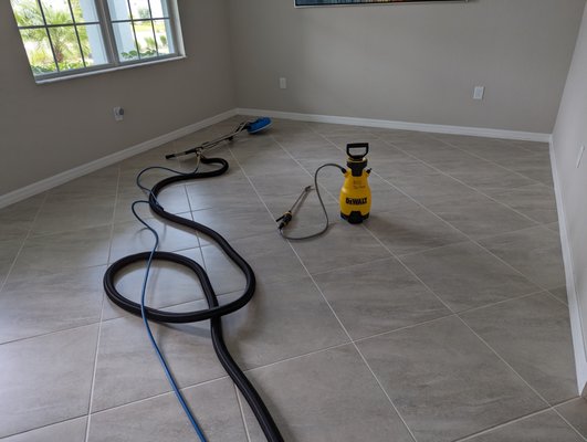 Tile Cleaning and Grout Sealing Services Babcock Ranch Florida - Say goodbye to dingy, stained tiles and grout! At our professional cleaning services, we offer a one-two punch for your tile and grout fixtures. Just think of us as the dynamic duo that cleans up messes with efficiency, charm and humor! Whether you wish to have basic tile cleaning or seal off your grout from future staining, count on our team of highly trained experts to get the job done right. 

Our approach is cushioned by state-of-the-art cleaning technologies paired with a signature brand of wittiness. We ensure top quality performance using powerful water jets that take away any dirt or debris that linger in between tiles. And if you thought those tough stains were impossible to remove, let our technicians prove you wrong! Although some challenging stains can be tough nuts to crack, consider us MacGyver-like in the way we solve these messes without breaking a sweat… well maybe just a bit. 

So don't hesitate if your home needs love: contact us today for a comprehensive tile and grout inspection or residential tile and grout cleaning services! With us on the job, you can rest easy knowing that everything will look spotless in no time at all! 
Request a quote easily on our website https://babcockcleaning.services/service/tile-cleaning-grout-sealing/