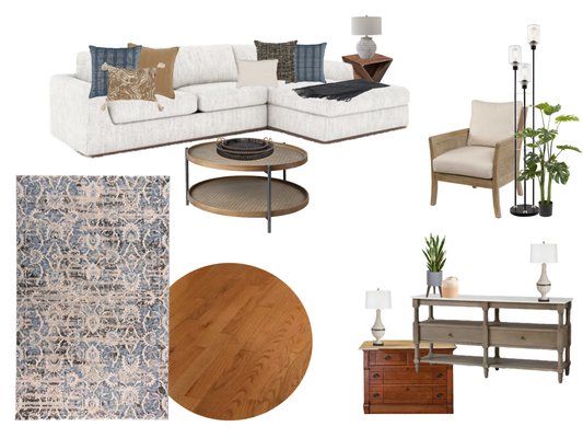 Living room refresh - These clients wanted to update their furniture while keeping some of the family heirloom pieces that they have acquired over the years. Ashley did an amazing job by adapting this living space to their needs and unique style.