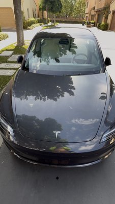 Tesla model 3 - Exterior detail completed on this Tesla Model 3. The process included a thick foam pre-wash, careful hand wash, deep cleaning of the wheels and tires, and a thorough dry. The service was finished with tire shine to give the tires a clean, finished look. Tesla model 3 - Exterior detail completed on this Tesla Model 3. The process included a thick foam pre-wash, careful hand wash, deep cleaning of the wheels and tires, and a thorough dry. The service was finished with tire shine to give the tires a clean, finished look.