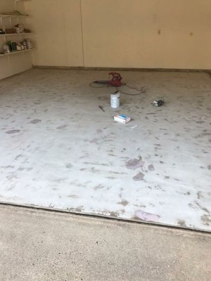 Epoxy color dolphin - This is the beginning of a garage remodel.  this project is for Epoxy dolphin color, paint.