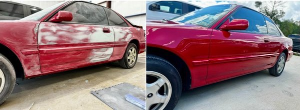 Acura Integra GS - Restoring a beautiful classic, or need a touch-up on your daily driver? If you’re considering having your vehicle repainted, the type of automotive paint used can greatly affect the longevity and finish of the paint job.
High-quality paints can offer better coverage, more durability, and resistance to chipping and fading. Choosing the right paint can keep your vehicle looking newer for longer. Contact G2G Paint today - we can help you decide the right choice. Acura Integra GS - Restoring a beautiful classic, or need a touch-up on your daily driver? If you’re considering having your vehicle repainted, the type of automotive paint used can greatly affect the longevity and finish of the paint job.
High-quality paints can offer better coverage, more durability, and resistance to chipping and fading. Choosing the right paint can keep your vehicle looking newer for longer. Contact G2G Paint today - we can help you decide the right choice.