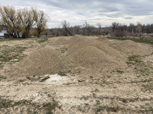 Large pad construction for riding arena - This was a large pad that was built for a future riding arena. Large pad construction for riding arena - This was a large pad that was built for a future riding arena.