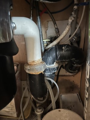 Disposal Installation and Waste - Customer had a leaking disposal and p-trap . Replaced disposal and also rebuilt P-trap and waste arm . Work was all done and completed in less than 1hr Disposal Installation and Waste - Customer had a leaking disposal and p-trap . Replaced disposal and also rebuilt P-trap and waste arm . Work was all done and completed in less than 1hr