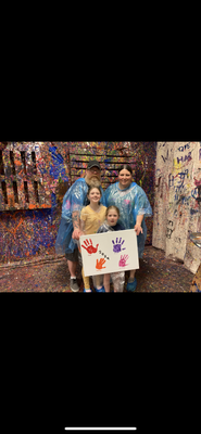 Splatter Paint Family Fun! - Color Sling is for anyone, and everyone ages 0-100! Spoil your friends, family, and loved ones with an unforgettable, creative, and stress relieving experience at Color Sling! Splatter Paint Family Fun! - Color Sling is for anyone, and everyone ages 0-100! Spoil your friends, family, and loved ones with an unforgettable, creative, and stress relieving experience at Color Sling!