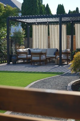 Backyard Transformation - The Lumin Landscape team transformed the Backyard consisting of Pavers and Turf. Backyard Transformation - The Lumin Landscape team transformed the Backyard consisting of Pavers and Turf.