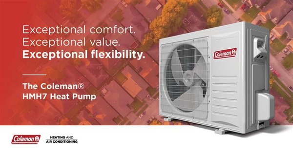 HEAT-PUMP INSTALL - HERE WE HAVE A Coleman heat-pump unit end of the year sale with a lot of saving within reach or energy program rebates that are avaiable locally.