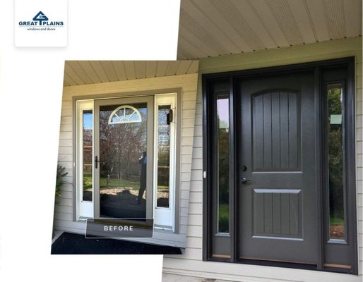 Entry door replacement - Entry door replacement.