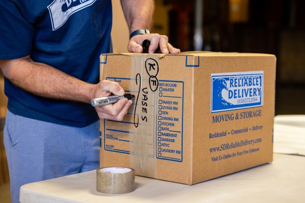 Full Service Moving - Performing a full service pack and move to our storage facility during the COVID 19 pandemic.