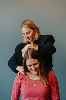 Recent Review - The atmosphere at Connection Chiropractic is inviting, bright, and comfortable. Dr. K. is professional, attentive, friendly and very focused. The 2 persons you meet (Erin and Dina) when first entering; are happy and welcoming. From what I've experienced, Karen, the chiropractic doctor, is results-oriented with a gentle touch. It's an all ages, and pet-oriented clinic. They're awesome! Recent Review - The atmosphere at Connection Chiropractic is inviting, bright, and comfortable. Dr. K. is professional, attentive, friendly and very focused. The 2 persons you meet (Erin and Dina) when first entering; are happy and welcoming. From what I've experienced, Karen, the chiropractic doctor, is results-oriented with a gentle touch. It's an all ages, and pet-oriented clinic. They're awesome!