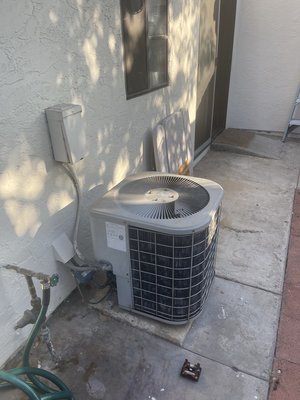 Changing out 20 year old air conditioning - This client had been living without Air Conditioning, I offered many options to the client and we where able to come to a agreement. The next day we had cold air working and client was on there way to living comfortably. This is our basic package it’s a Goodman system with 10 year warranty it’s the 14 seer model.
Also, ask us about: 24 hour plumbing, mini split AC, licensed plumber, emergency plumbing, AC repair, and emergency plumbing, Changing out 20 year old air conditioning - This client had been living without Air Conditioning, I offered many options to the client and we where able to come to a agreement. The next day we had cold air working and client was on there way to living comfortably. This is our basic package it’s a Goodman system with 10 year warranty it’s the 14 seer model.
Also, ask us about: 24 hour plumbing, mini split AC, licensed plumber, emergency plumbing, AC repair, and emergency plumbing,