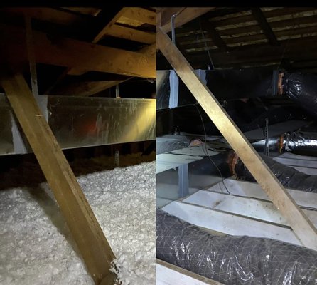 Kansas City Attic Insulation Installation by MyGreenKC ©️ - Once upon a time in the bustling city of Kansas City, there stood a house that seemed like any other on the block. However, hidden within its walls was a secret that would soon transform it into a beacon of energy efficiency and comfort. This is the story of how MyGreenKC ☘️ embarked on a remarkable project to insulate and air seal the entire attic, turning it into a green haven for its inhabitants.

Before MyGreenKC ☘️ took on the project, the attic of the house was a neglected space, lacking proper insulation and ventilation. As a result, the residents experienced discomfort in extreme weather, with sweltering heat in the summer and chilly drafts during the winter. Not to mention, the energy bills soared, burdening the homeowners with unnecessary expenses.

However, everything changed when MyGreenKC ☘️ stepped in with their expertise and dedication to sustainable living. The first step was conducting a thorough energy audit, pinpointing the areas where improvements could be made. Armed with this knowledge, they began the transformation process.

The team at MyGreenKC ☘️ worked diligently, ensuring every nook and cranny of the attic was well-insulated and air-sealed. They used top-of-the-line insulation materials, sealing any gaps that allowed unwanted heat transfer, ensuring the space would be airtight and energy-efficient.

To make this ambitious project even more appealing, MyGreenKC ☘️ guided the homeowners through the process of qualifying for the Evergy Attic Insulation Installation Rebate. This incentive not only encouraged eco-friendly upgrades but also helped offset some of the initial investment.

But MyGreenKC ☘️ did not stop there. Recognizing that financing such projects could be daunting for homeowners, they partnered with Spire Gas Attic Insulation Financing to provide a feasible solution. Through this partnership, the homeowners could easily finance the attic insulation project, with a comfortable monthly installment.

As the days passed, the transformation in the attic became evident. The temperature inside the house remained constant, regardless of the weather outside. The family no longer had to rely heavily on their HVAC system, saving both energy and money.

Moreover, the positive impact on the environment was significant. The reduced energy consumption not only lowered the carbon footprint of the house but also set an example for the entire neighborhood to follow.

With the project completed, MyGreenKC ☘️ celebrated the success of the attic insulation project, knowing that they had made a meaningful difference in the lives of the homeowners and the environment. The story of this eco-friendly transformation spread through word of mouth, inspiring other homeowners in Kansas City to take the leap towards a greener, more sustainable future.

And so, the tale of MyGreenKC ☘️ and their remarkable attic insulation project became a legend in Kansas City, proving that a small change in one household could create a ripple effect, impacting the entire city and beyond. If you’re seeking comfort, savings, and a greener home, all you had to do was contact MyGreenKC ☘️ and join the journey towards a more sustainable future.