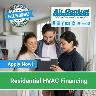 Residential HVAC Financing - Financing options available with approved credit!

While we make every effort to offer the most competitive HVAC prices in the business, we understand that upgrading your system is a significant investment.

That's why we've teamed up with multiple third-party lenders. If you're thinking about upgrading your HVAC but cost is getting in the way, don’t let it hold you back.

Our financing options are designed to fit a variety of budgets and credit situations (including competitive interest rate financing options for qualified buyers), ensuring that you enjoy the benefits of a new HVAC system without breaking the bank, bending the budget, or pinching the penny!