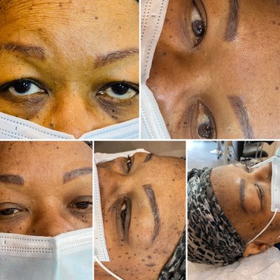 Brow restoration - Annual brow restoration (color correction) Brow restoration - Annual brow restoration (color correction)