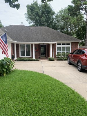 New window installation - We custom replaced old aluminum windows with high efficient energy vinyl windows. Add security, block out heat 281-955-8994 New window installation - We custom replaced old aluminum windows with high efficient energy vinyl windows. Add security, block out heat 281-955-8994