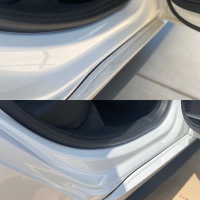 2018 Audi A5 Prestige Sportback - This customer wanted a better cleaning than what she usually gets at the dealership. We were able to hit all of those little spots that no normal wash will clean. She said it looks just like when she bought it brand new in 2018! Glad we could help!