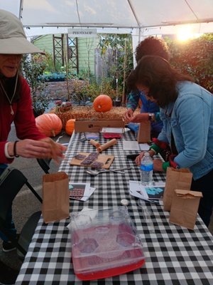 December Gift-Making Workshop - Our Goats-milk soap was challenging, not turning out quite as expecte.. but our sweet orange lip balm turned out heavenly!