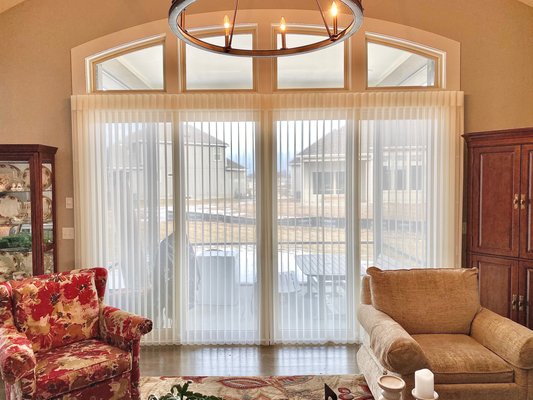 Horizontal Sheers & Vertical Sheers - Horizontal Shades and Vertical Sheers from Hunter Douglas and Alta create a soft, UV protected view while also offering light filtering and room dimming privacy. Shades can be combined in the same areas to create a seamless look, and can also be motorized for ease of use. Connect with a remote, tablet, phone, or home automation! Horizontal Sheers & Vertical Sheers - Horizontal Shades and Vertical Sheers from Hunter Douglas and Alta create a soft, UV protected view while also offering light filtering and room dimming privacy. Shades can be combined in the same areas to create a seamless look, and can also be motorized for ease of use. Connect with a remote, tablet, phone, or home automation!