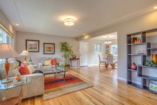 Home Staging makes all the difference! - This Campbell home needed TLC. Refurbished hardwood floors, new paint and great staging transformed this home into a desirable home that got 5 offers! Did you know that statistically, properties that are vacant & STAGED, fetch the most offers and the highest price!