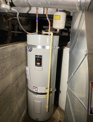 Replace/Install Premium Bradford White 50 gallon electric water heater 10 year warranty parts & labor - Remove / dispose of old leaking water heater. Replace / Install new premium brand name Bradford White 50 gallon electric water heater.