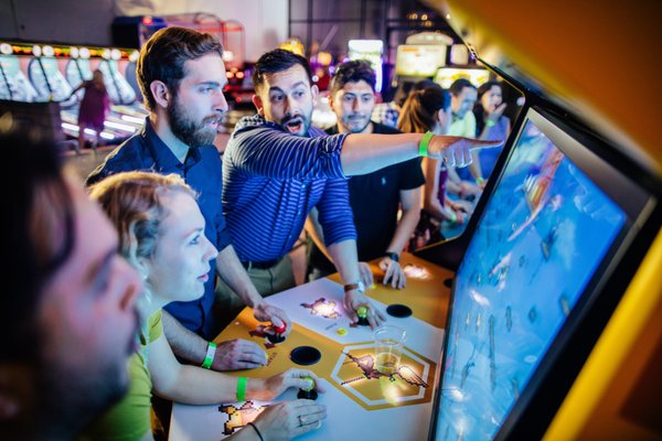 $12 admission for unlimited play on 140+ games! - We have over 140 games. Pinball, Fighters+Shooters, Driving, Sports, Classics, and more! There's something for everyone. $12 admission for unlimited play on 140+ games! - We have over 140 games. Pinball, Fighters+Shooters, Driving, Sports, Classics, and more! There's something for everyone.