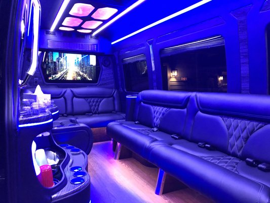 Sprinter Limo - Looking for first-class group transportation with a modern twist? Our Mercedes-Benz Sprinter Limos offer the perfect blend of luxury, space, and style. Whether it’s a wedding, corporate event, night out, or airport transfer – we’ve got you covered.