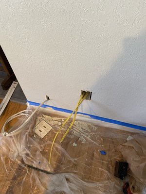 Long Beach Home New plugs and lighting - Existing home wiring in Long Beach updated with new circuits for plugs and lighting