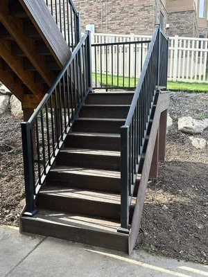 outdoor deck - This was a great project. we built decks from zero. 
We work on wood and metal.