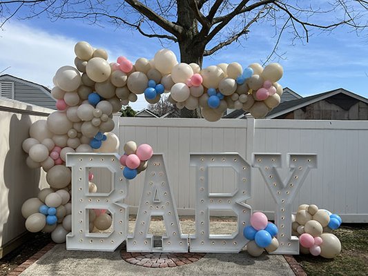 Baby Shower - These designs are wonderful photo ops....They can be customized and accented to match your theme.
