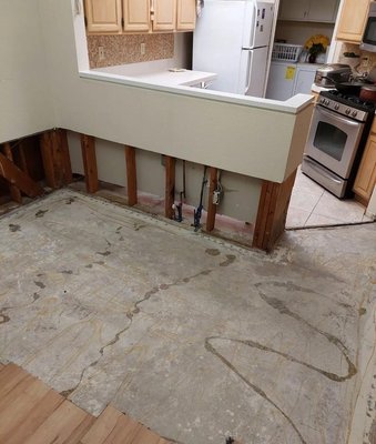 Slab Leak - Cold water slab leak Slab Leak - Cold water slab leak