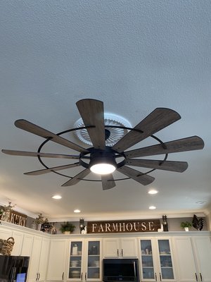 Ceiling Fan Installation- - Take a look at this Before and After!
The old chandelier wasn’t providing enough light and took up a-lot of space. But with the new installation of the Ceiling Fan, there is plenty of light and the room opened up quite a bit! Ceiling Fan Installation- - Take a look at this Before and After!
The old chandelier wasn’t providing enough light and took up a-lot of space. But with the new installation of the Ceiling Fan, there is plenty of light and the room opened up quite a bit!
