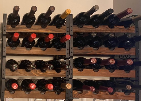 New wine rack - Bar additions are always a fun way to spice up your home