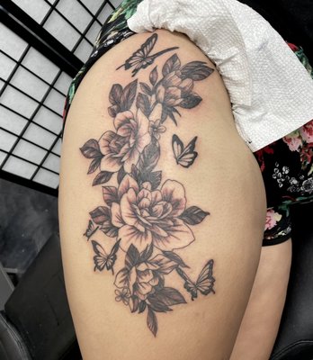Tattoos by Grace - More of Grace’s work can be found on our website or her Instagram @graceroybal.art Tattoos by Grace - More of Grace’s work can be found on our website or her Instagram @graceroybal.art