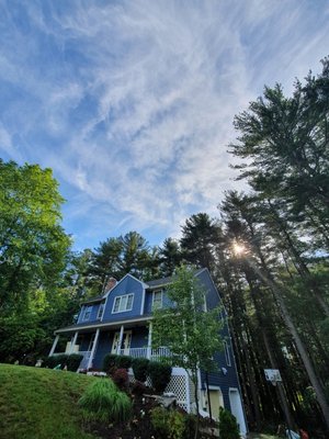 Exterior Paint - Lexington, MA - This exterior Paint and repair was a really good project. The only hard part was doing the side of the house on a hill that needed attention Exterior Paint - Lexington, MA - This exterior Paint and repair was a really good project. The only hard part was doing the side of the house on a hill that needed attention