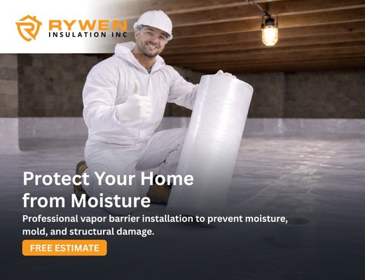 Vapor Barrier Installation or Replacement. - Protect your property with our premium vapor barrier solutions, designed to safeguard against moisture intrusion and enhance energy efficiency. Our comprehensive services include:
Vapor Barrier Installation
Vapor Barrier Replacement
Vapor Barrier Removal
We install vapor barriers in various thicknesses, ranging from a 10 mil vapor barrier to a thick 20 mil, providing you with the protection you need. Whether you're looking to upgrade your existing barrier or need a brand-new installation, we have the expertise to handle it all. Vapor Barrier Installation or Replacement. - Protect your property with our premium vapor barrier solutions, designed to safeguard against moisture intrusion and enhance energy efficiency. Our comprehensive services include:
Vapor Barrier Installation
Vapor Barrier Replacement
Vapor Barrier Removal
We install vapor barriers in various thicknesses, ranging from a 10 mil vapor barrier to a thick 20 mil, providing you with the protection you need. Whether you're looking to upgrade your existing barrier or need a brand-new installation, we have the expertise to handle it all.