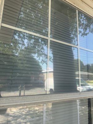 Commercial Window Cleaning – Before & After - Commercial window cleaning for accessible storefront and business glass. This project involved removing built-up dirt, water spotting, and exterior residue to restore a cleaner, clearer appearance. Sparkle & Surf provides one-time and scheduled Commercial Glass Maintenance for businesses throughout Navarre, Mary Esther, Fort Walton Beach, and nearby communities.
