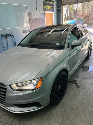 2021Audi A4 - 2021 Audi A3 in for a 5% full Ceramic IR install. 2021Audi A4 - 2021 Audi A3 in for a 5% full Ceramic IR install.