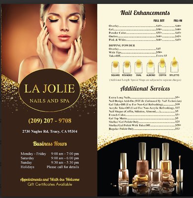 Up-to-date Menu service - Our new menu services