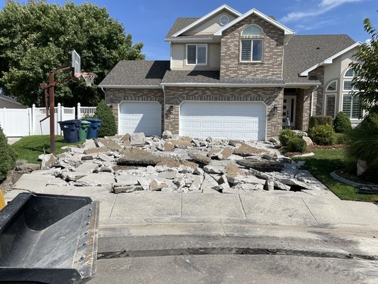 New driveway - Tear out and replace! New driveway - Tear out and replace!